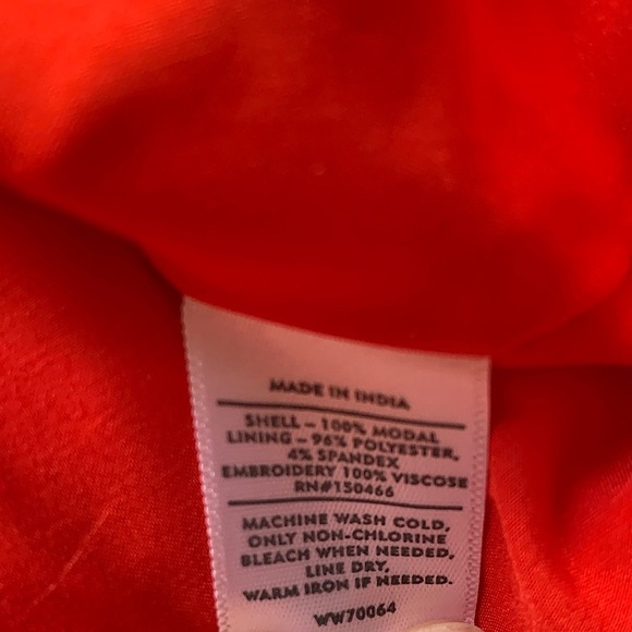 Stitch Fix Market & Spruce Brea Red Eyelet Dress Size Small - Picture 9 of 10